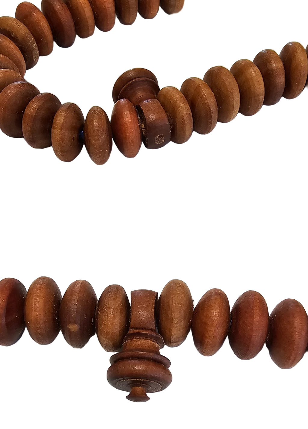 Rare Handmade Moroccan Tasbih – 100 Beads in Jujube Wood GOLDEN CORD | $130 USD (Different Colors Available) – Free Shipping